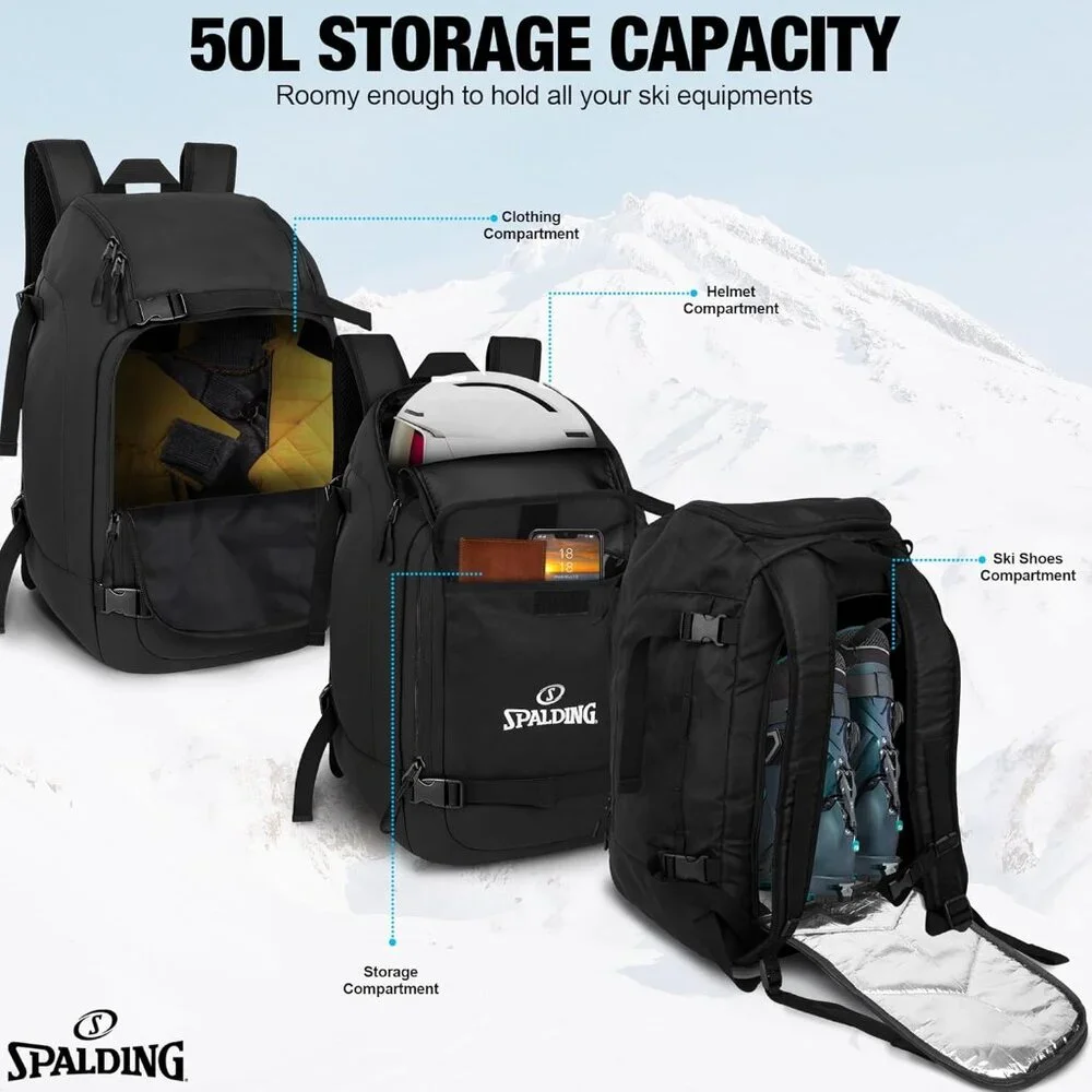 Ski Boot Bag Backpack | 50L Waterproof
